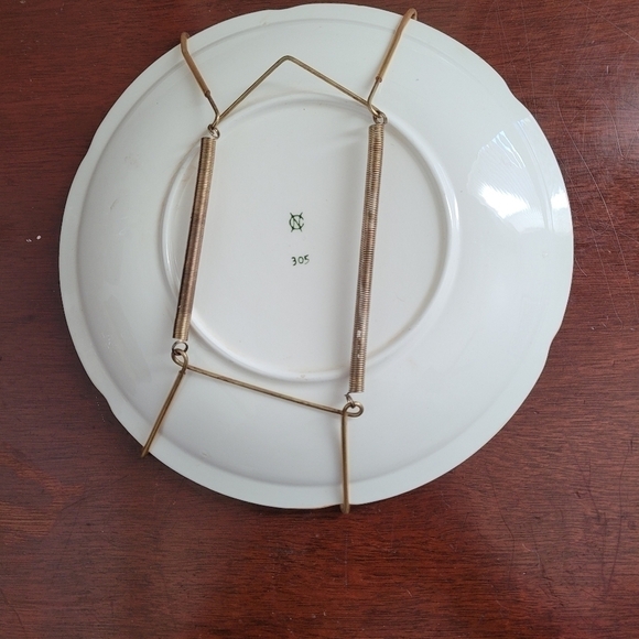 Vintage Rare 1950's Lefton Raised Grape Design Hand Painted Plate 8" Set… - Picture 11 of 14